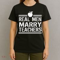 Real Men Marry Teachers T-Shirt thumb 4