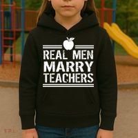 Real Men Marry Teachers Kids Hoodie thumb 3
