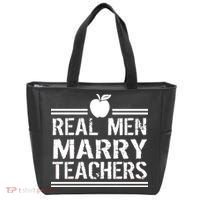 Real Men Marry Teachers Tote Bag thumb 0