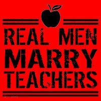 Real Men Marry Teachers Santa Hat thumb 1