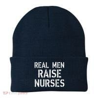 Real Men Raise Nurses Beanie thumb 0