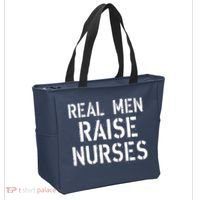 Real Men Raise Nurses Tote Bag thumb 2