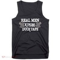 Real Men Use Duck Tape Tank Top thumb 0