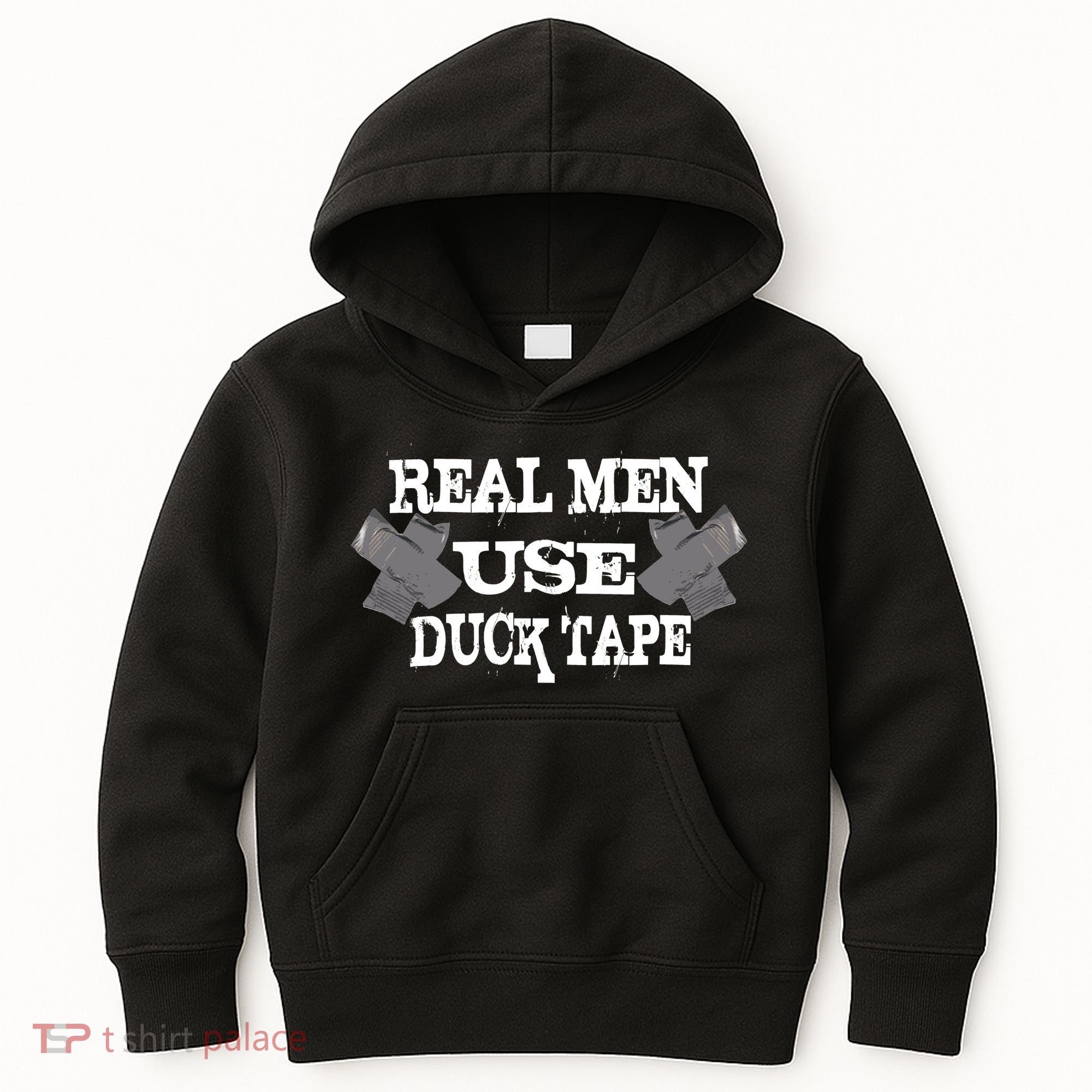 Real Men Use Duck Tape Kids Hoodie