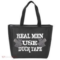 Real Men Use Duck Tape Tote Bag thumb 0