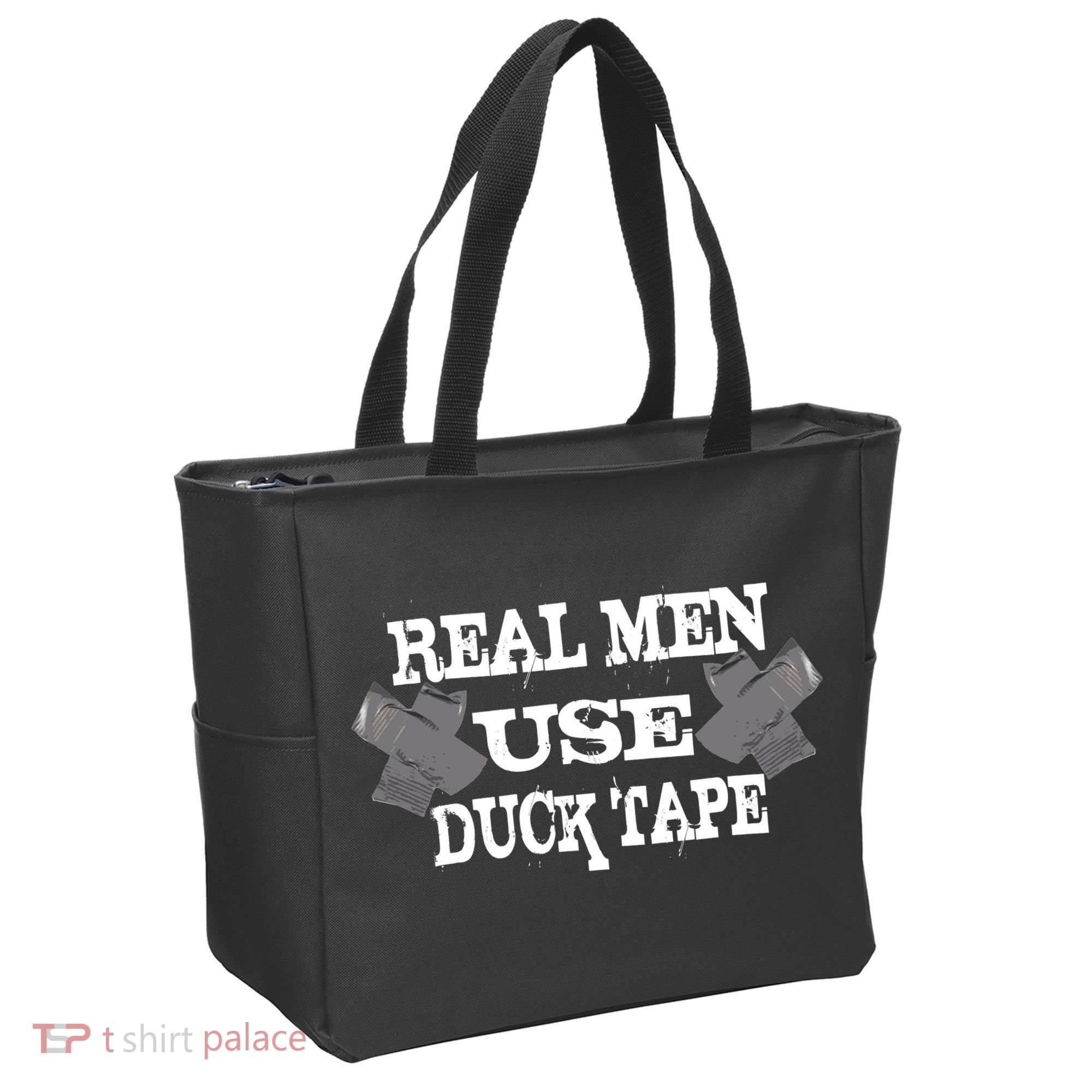 Real Men Use Duck Tape Tote Bag