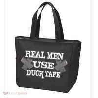 Real Men Use Duck Tape Tote Bag thumb 3