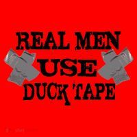 Real Men Use Duck Tape Santa Hat thumb 1
