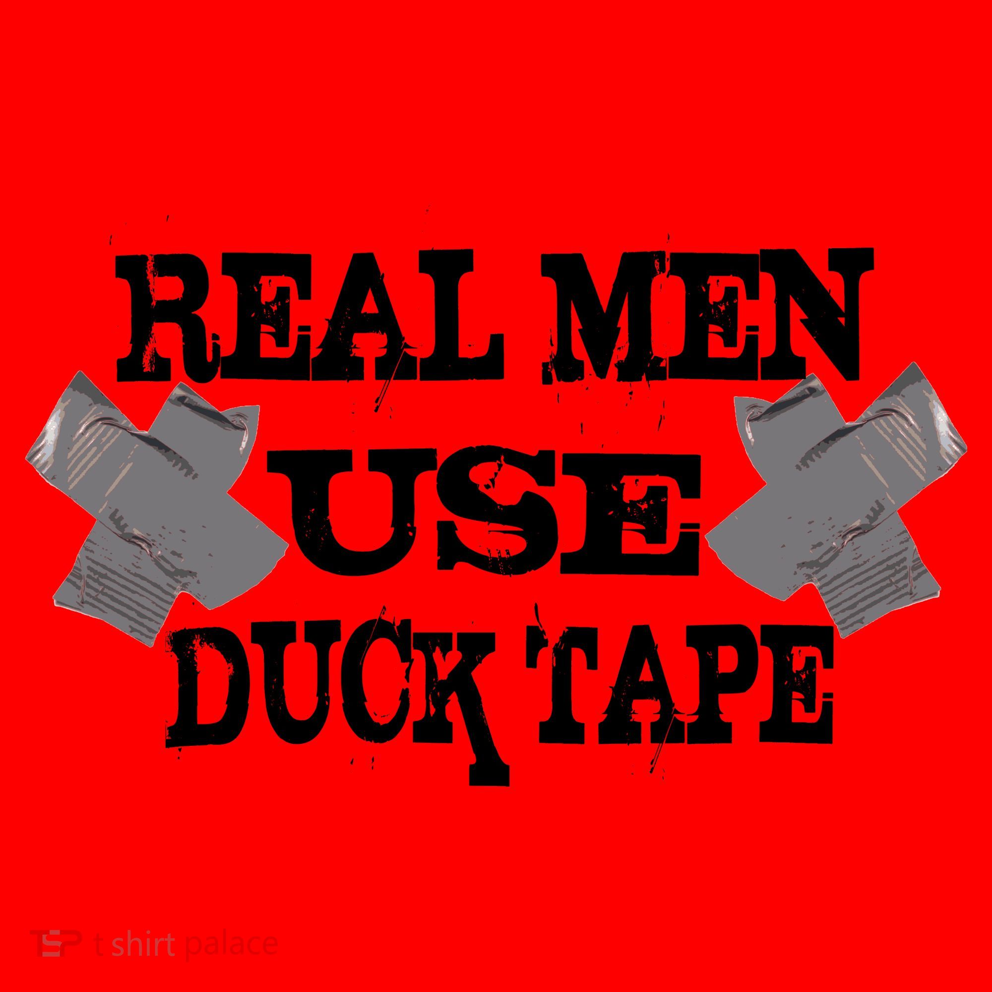 Real Men Use Duck Tape Santa Hat
