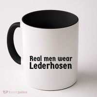 Real Men Wear Lederhosen Coffee Mug thumb 0