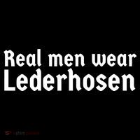 Real Men Wear Lederhosen Women's Hoodie thumb 2