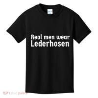 Real Men Wear Lederhosen Kids T-Shirt thumb 0