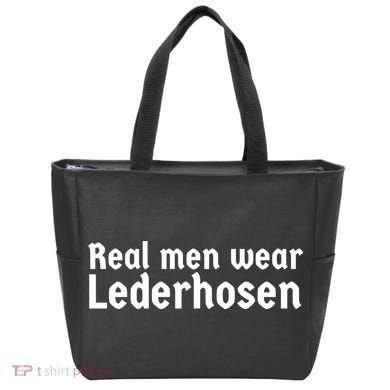Real Men Wear Lederhosen Tote Bag