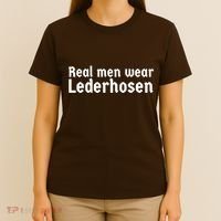 Real Men Wear Lederhosen T-Shirt thumb 4