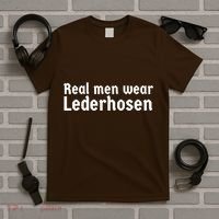 Real Men Wear Lederhosen T-Shirt thumb 5