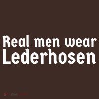 Real Men Wear Lederhosen T-Shirt thumb 7