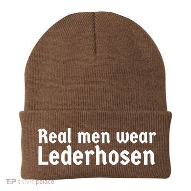 Real Men Wear Lederhosen Beanie