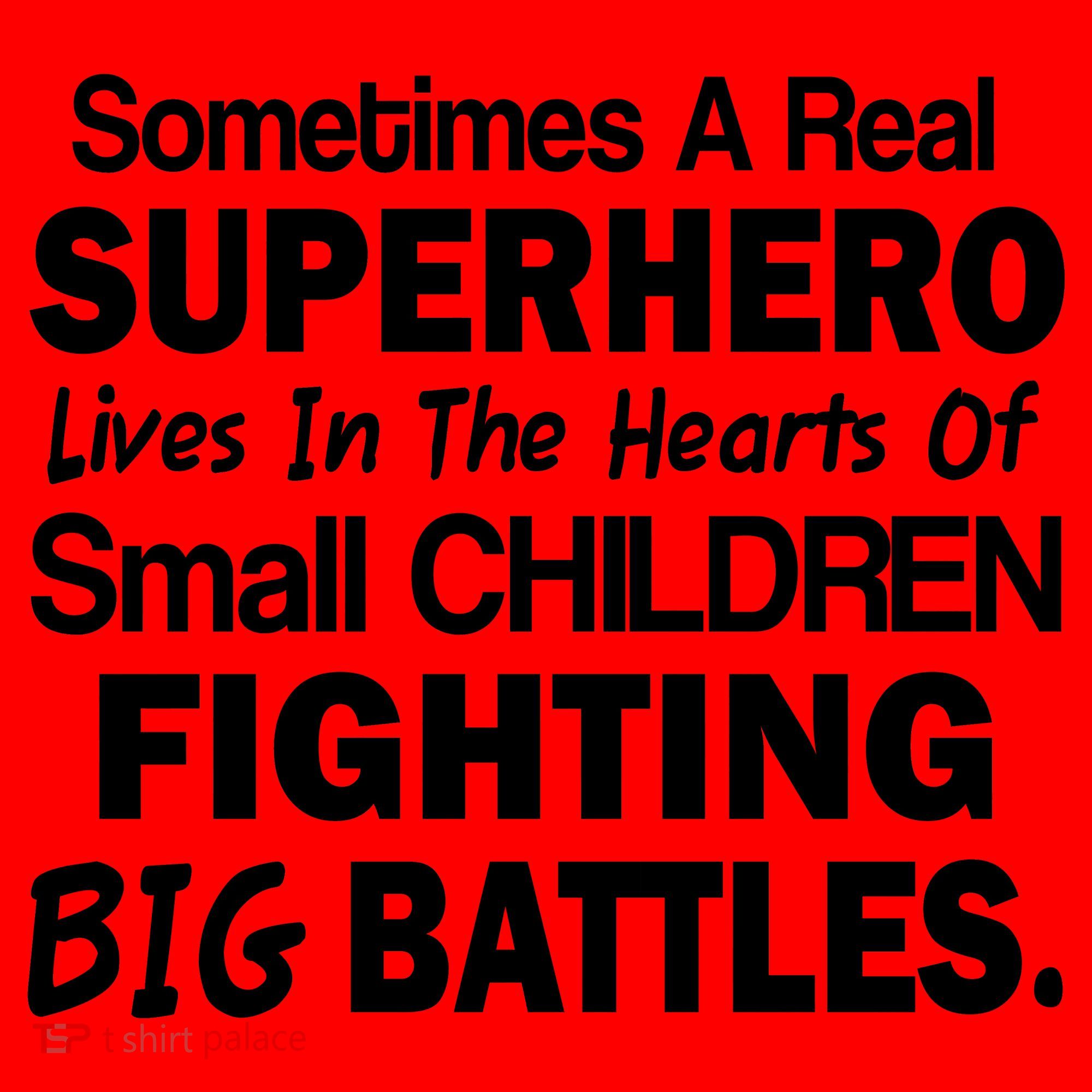 Real Superhero Hearts of Children Fighting Big Battles Santa Hat