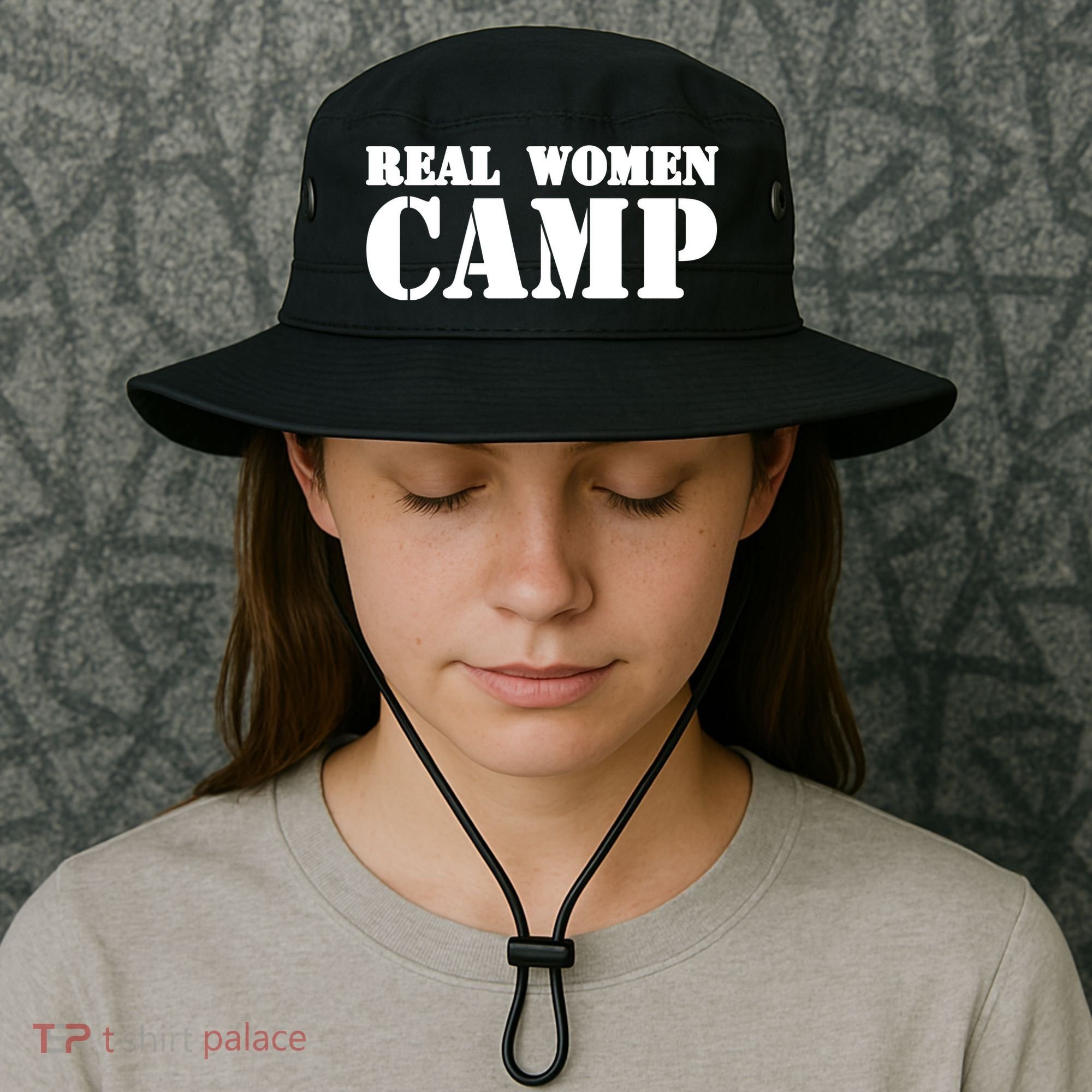 Real Women Camp Bucket Hat