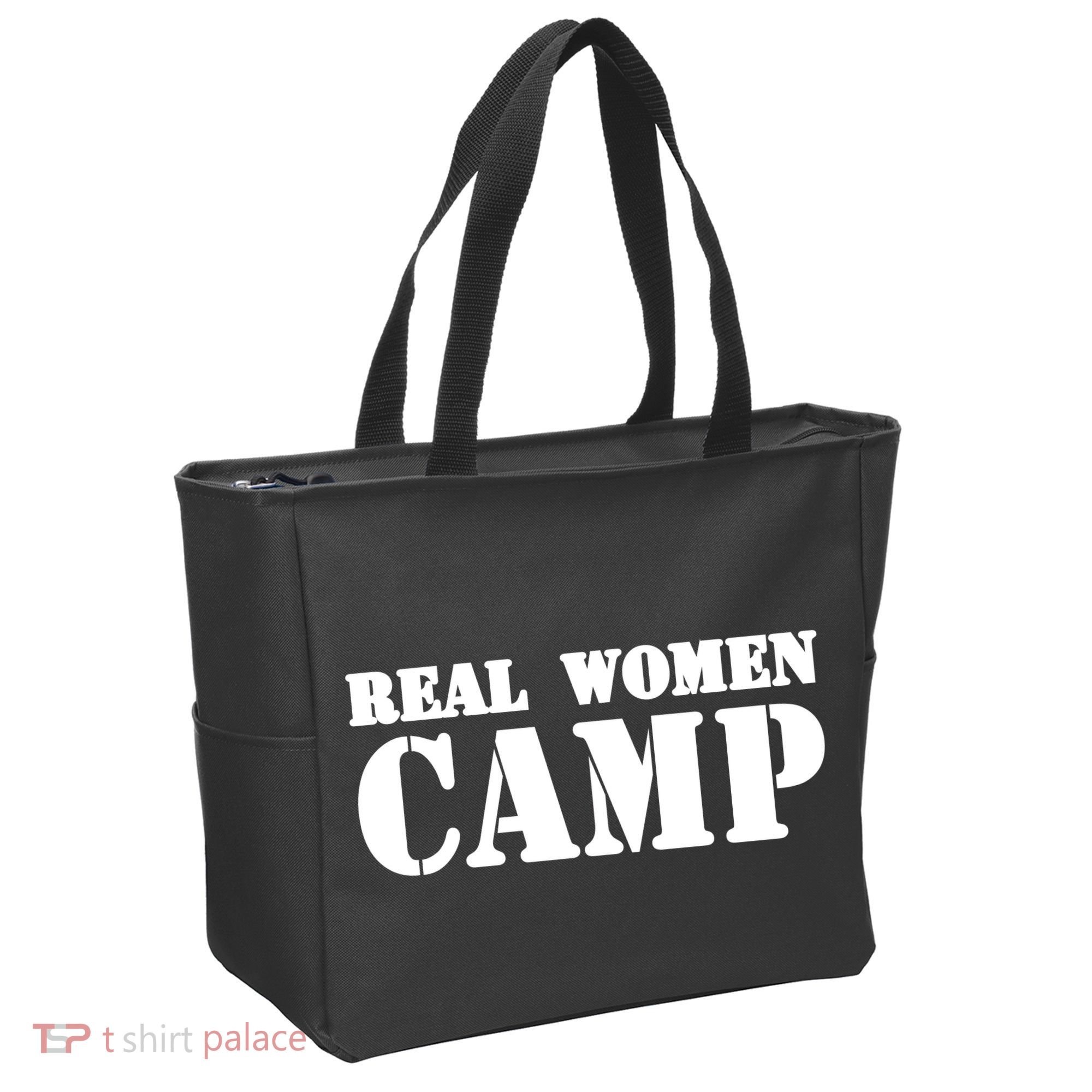 Real Women Camp Tote Bag
