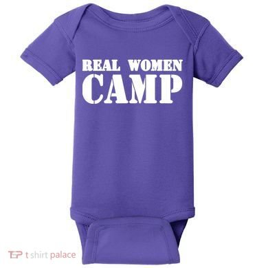 Real Women Camp Baby Bodysuit