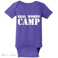 Real Women Camp Baby Bodysuit thumb 0