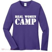 Real Women Camp Women's Long Sleeve Shirt thumb 0
