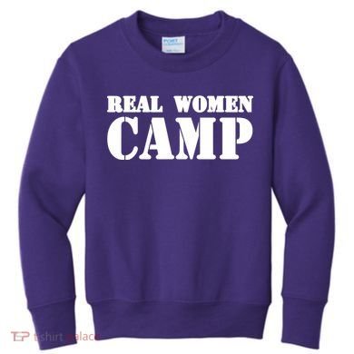 Real Women Camp Kids Sweatshirt
