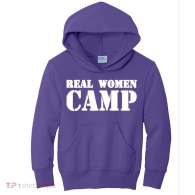 Real Women Camp Kids Hoodie