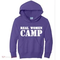 Real Women Camp Kids Hoodie thumb 0
