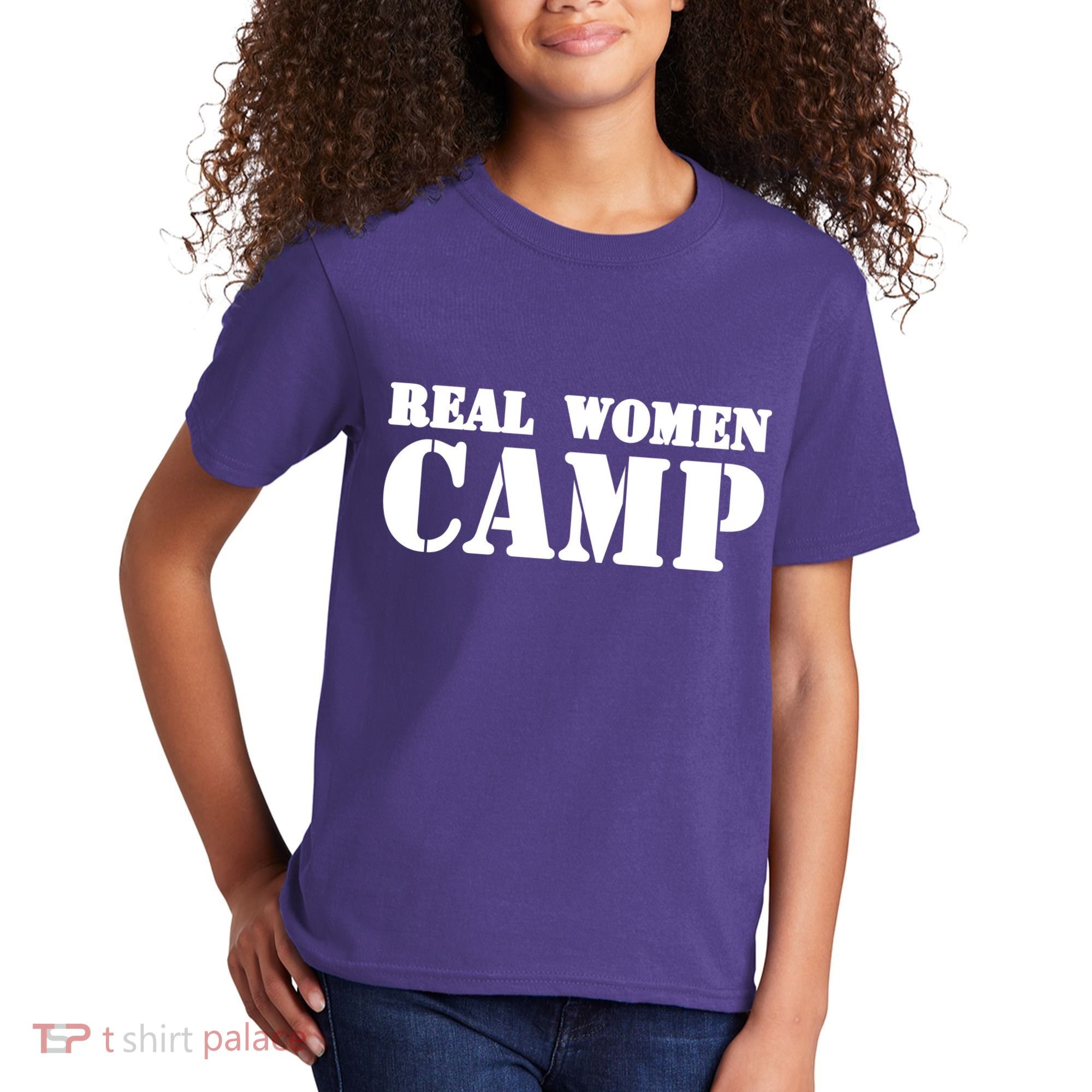 Real Women Camp Kids T-Shirt