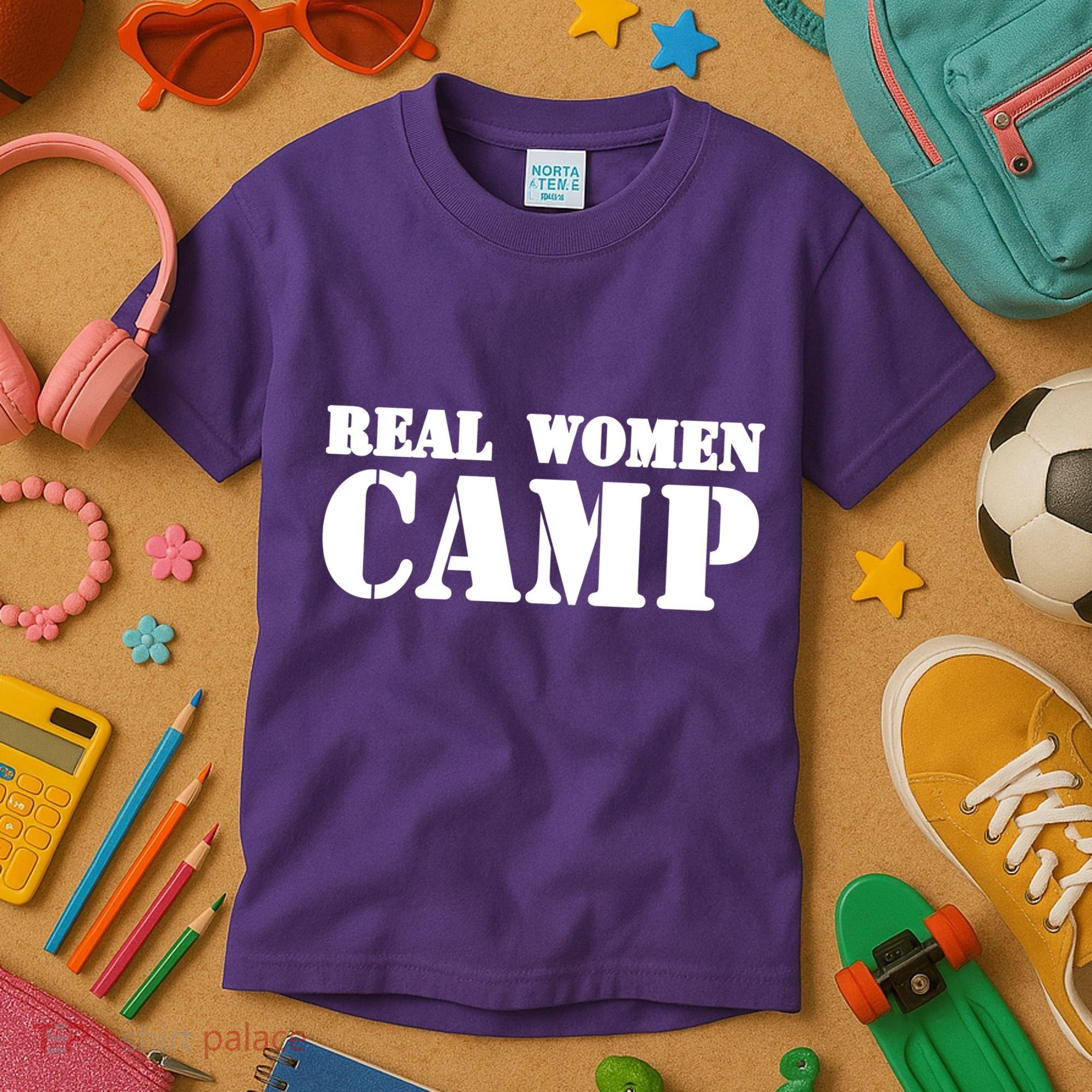 Real Women Camp Kids T-Shirt