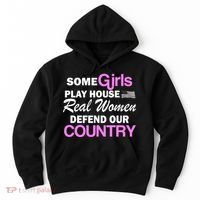 Real Women Defend Our Country Hoodie thumb 0