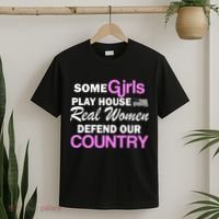 Real Women Defend Our Country T-Shirt thumb 2
