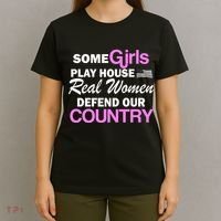 Real Women Defend Our Country T-Shirt thumb 4