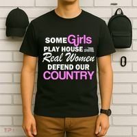 Real Women Defend Our Country T-Shirt thumb 6