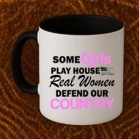 Real Women Defend Our Country Coffee Mug thumb 2