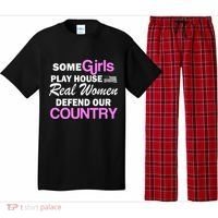 Real Women Defend Our Country Pajama Set thumb 0