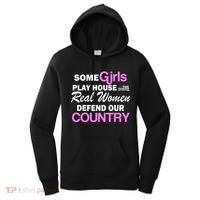 Real Women Defend Our Country Women's Hoodie thumb 0