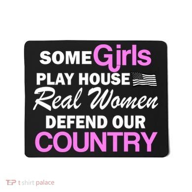 Real Women Defend Our Country Mousepad