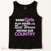 Real Women Defend Our Country Tank Top thumb 2