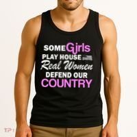 Real Women Defend Our Country Tank Top thumb 3