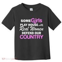 Real Women Defend Our Country Toddler T-Shirt thumb 0