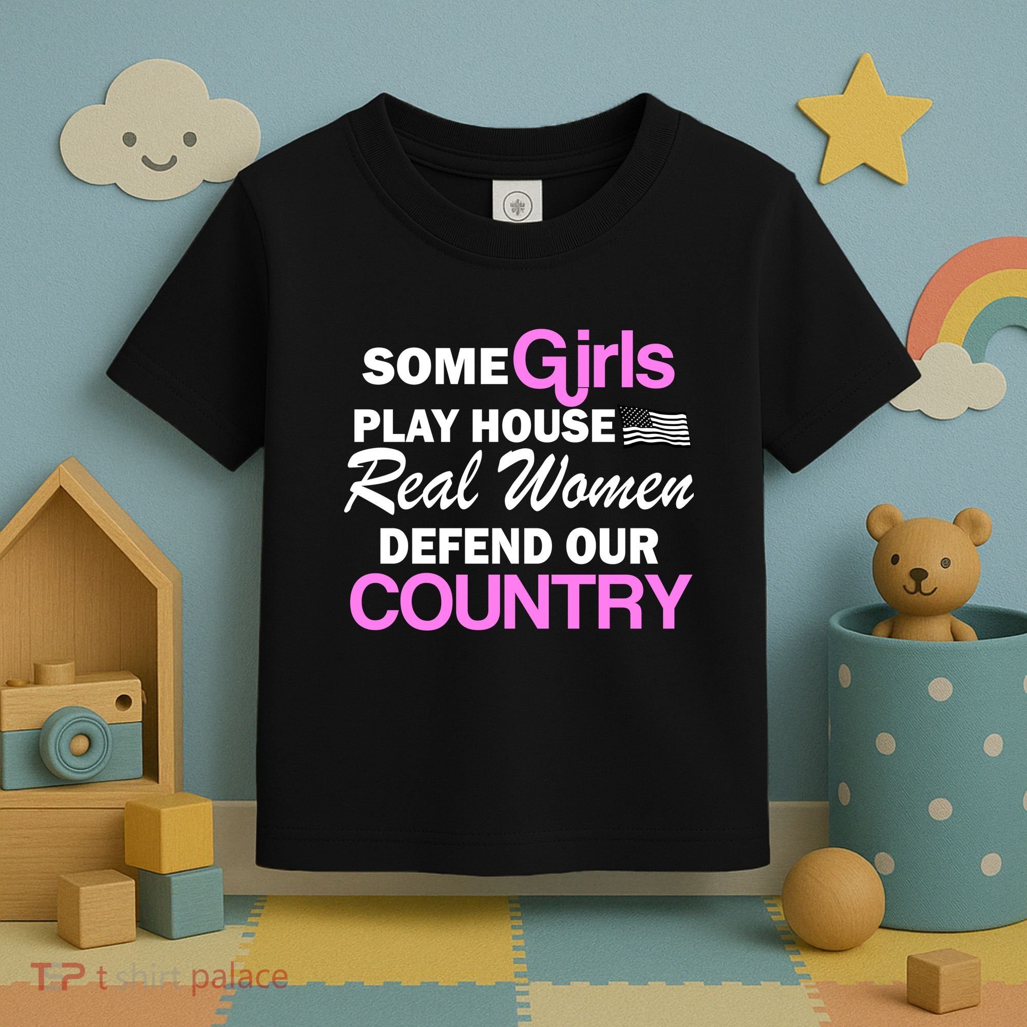 Real Women Defend Our Country Toddler T-Shirt