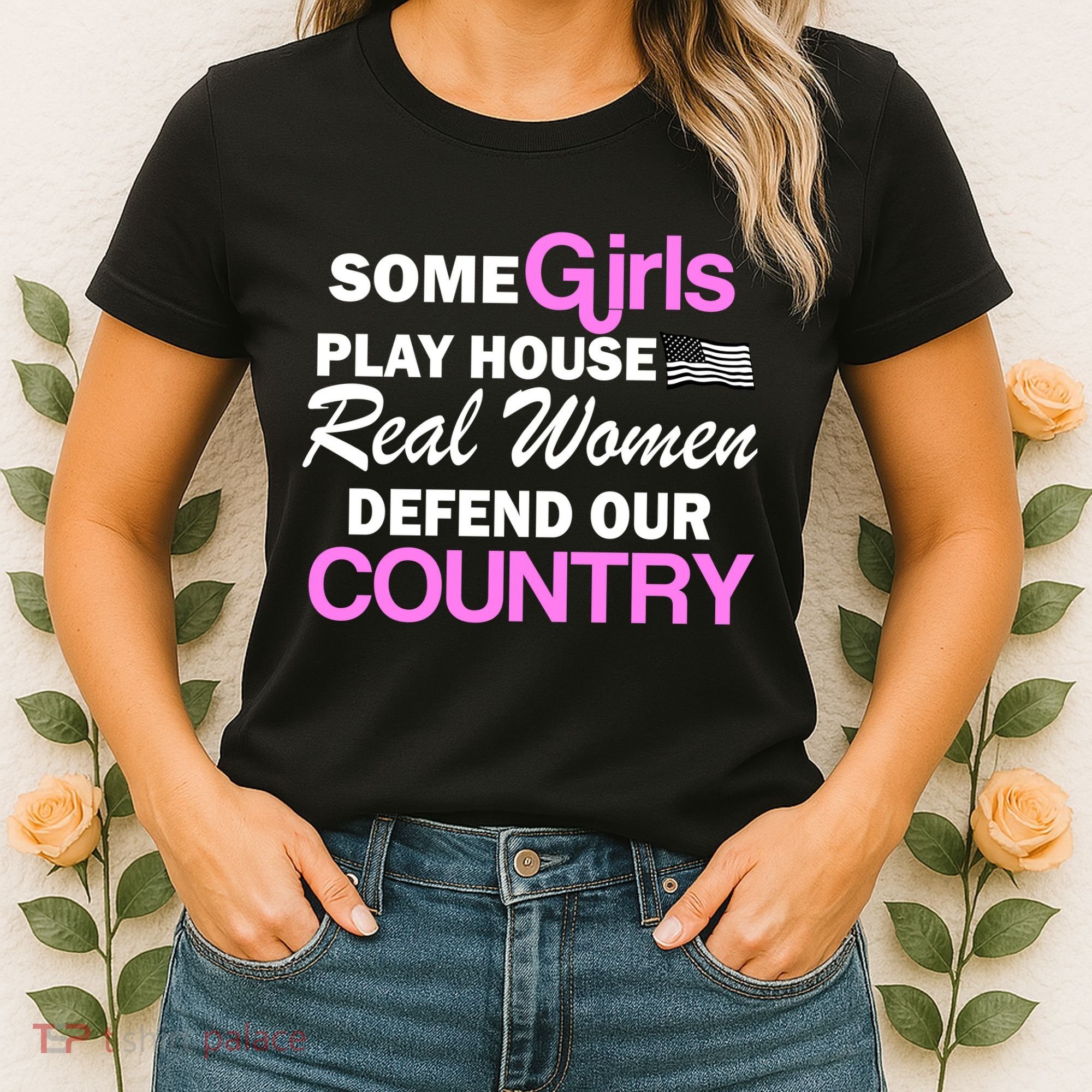 Real Women Defend Our Country Women's T-Shirt