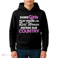 Real Women Defend Our Country Kids Hoodie thumb 4