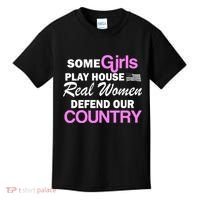 Real Women Defend Our Country Kids T-Shirt thumb 0