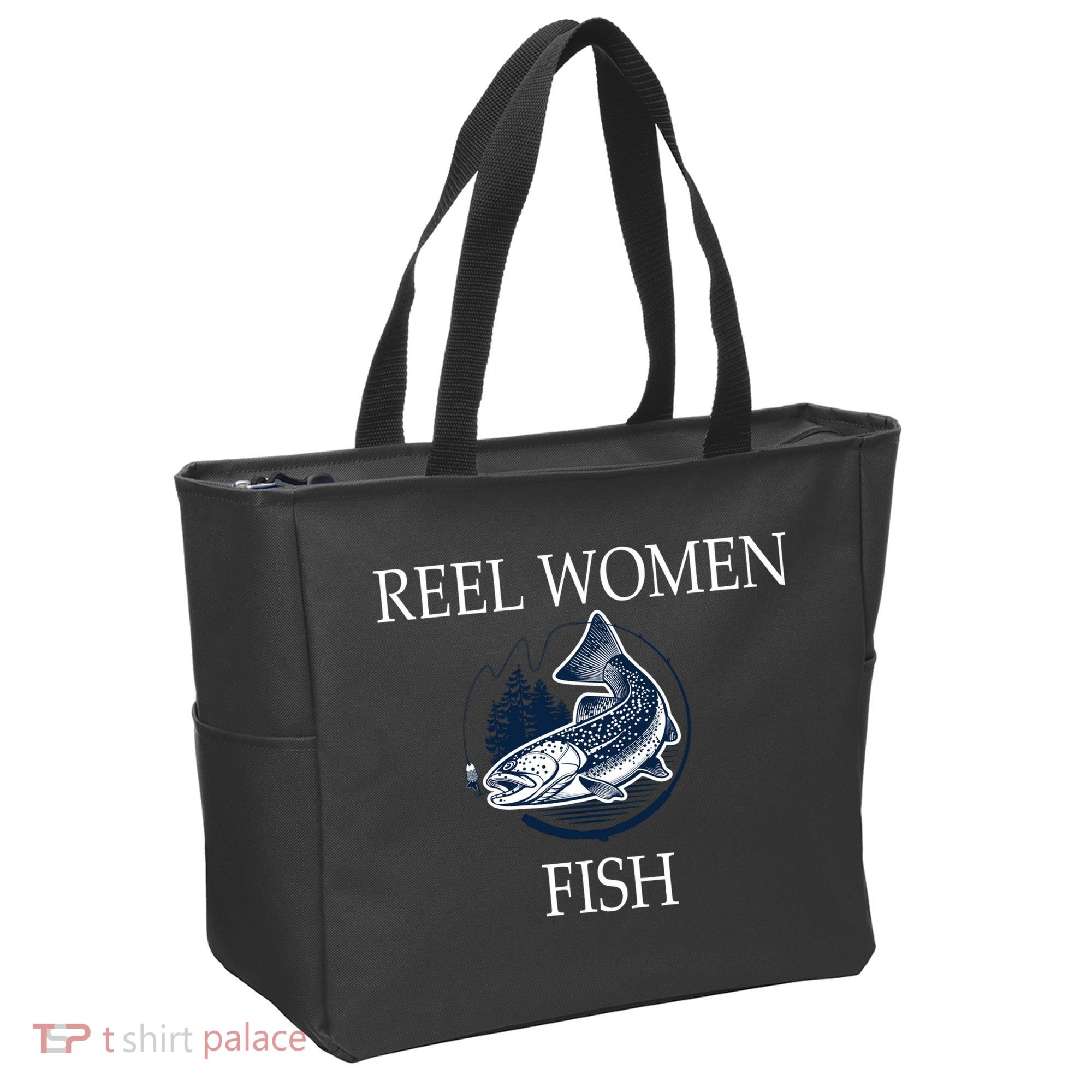 Real Women Fish Tote Bag