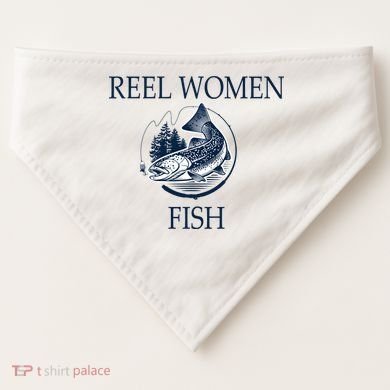 Real Women Fish USA-Made Doggie Bandana