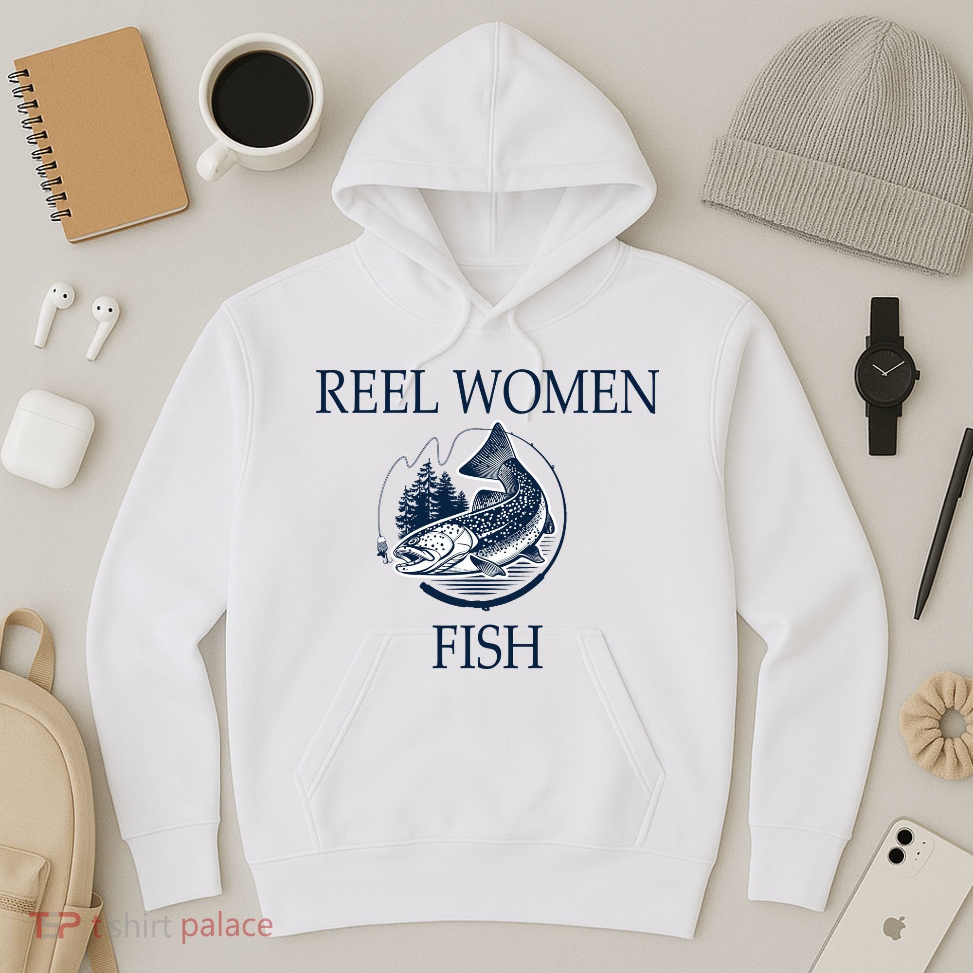 Real Women Fish Hoodie